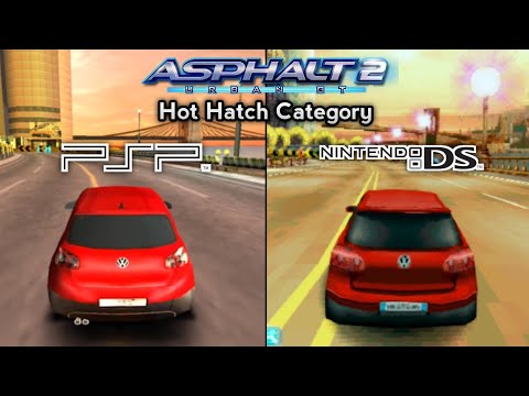 Asphalt: Urban GT 2 PSP vs DS Comparison - Hot Hatch Category