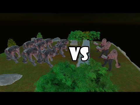 3 Headless Hulk VS 9 King Kong until ARBS | Animal revolt Battle Simulator