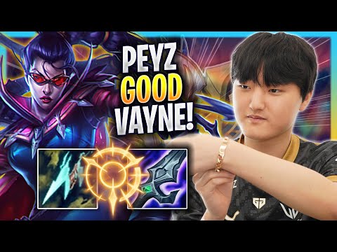 PEYZ IS SO GOOD WITH VAYNE! - GEN Peyz Plays Vayne ADC vs Zeri! | Season 2023