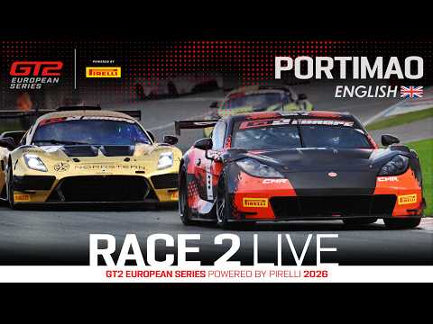 LIVE I Race 2 I Portimão I GT2 European Series pwd by Pirelli (English)
