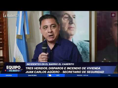 Incidentes disparos e incendios en el barrio El Caserito