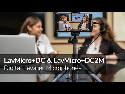 Saramonic LavMicro+DC & LavMicro+DC2M | Digital Lavaliers for Recording One or Two People to Devices