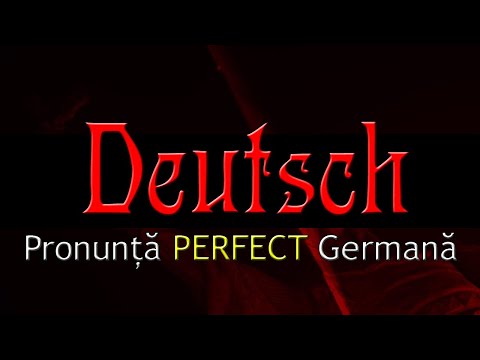 🇩🇪 🇷🇴 | Învață Să Pronunți PERFECT Germana | Curs COMPLET | Partea 1