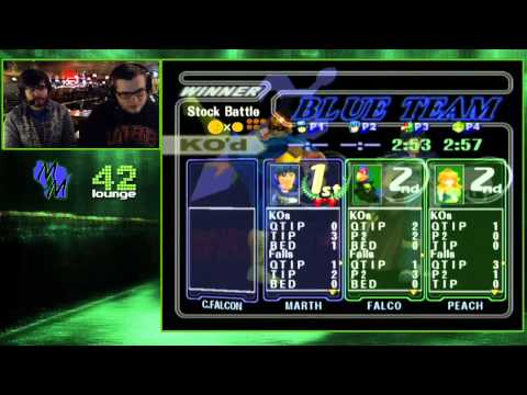 Construct 18 - QTip + Socrates vs Tip + MajorBedhead - Melee Doubles Loser's Bracket