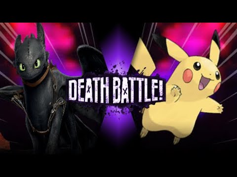 TOOTHLESS NIGHTFURY VS. PIKACHU (Dragons vs. Pokémon) |FAN DEATHBATTLES