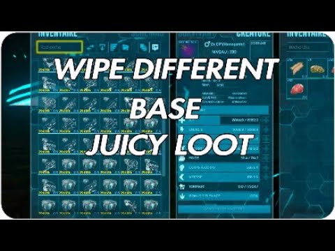 RAIDING MULTIPLE BASE WITH JUICY LOOT ARK PS4 OFFICIAL SMALL TRIBE