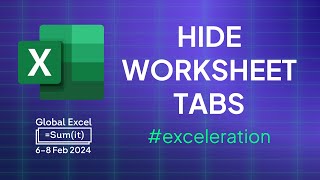 How to hide worksheet tabs in Excel