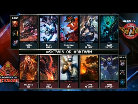 SKT vs BKT  [Highlight]  LOL world championship 2015 Group C