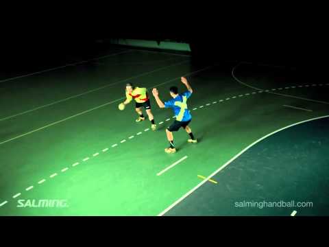 Salming Handball Finte   Schuss Finte Sprungwurf