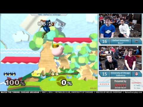 Chicago Arcadian - DePaul University vs. University of Chicago - SSBM - TMG Crew Battle