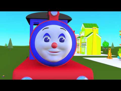 Учим объёмные геометрические фигуры с паровозиком Чух Чухом часть 2 Развивающий мультик для детей