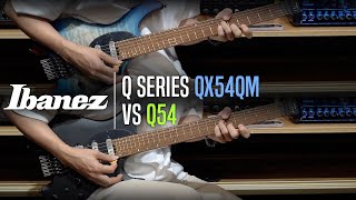 Video thumbnail for Ibanez Q Series QX54QM VS Q54 Review (No Talking) by Music Force Official