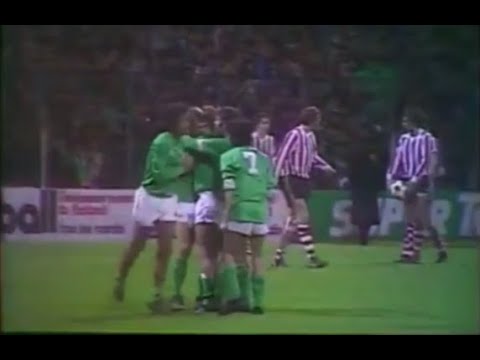 ASSE 6-0 PSV Eindhoven - 16e de finale retour de la Coupe UEFA 1979-1980 (résumé court)