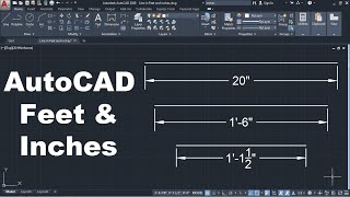 AutoCAD Draw Line in Feet and Inches