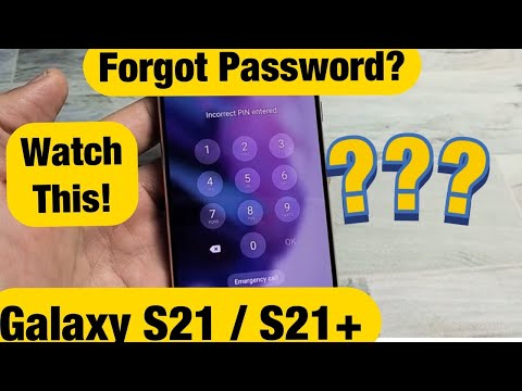 Galaxy S21 / S21+ : Forgot Password Can't Factory Reset? NO PROBLEM!