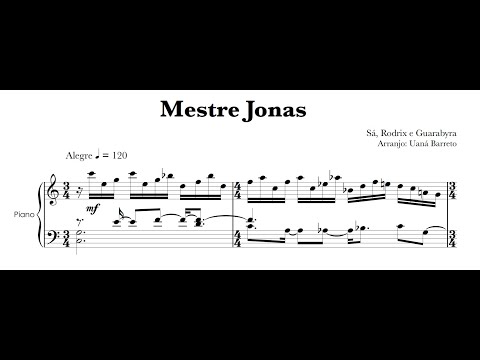 Sá, Rodrix & Guarabyra - Mestre Jonas (arr. Uaná Barreto) (Uaná Barreto, piano)