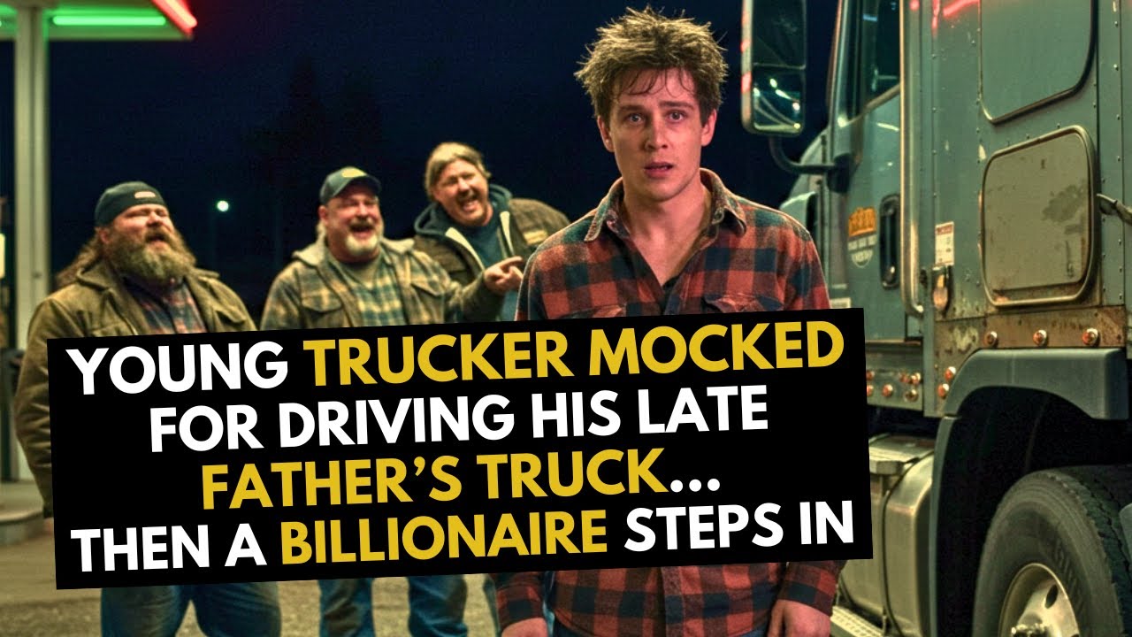 Young Trucker Mocked for Driving His Late Father’s Truck — Then a Billionaire Steps In