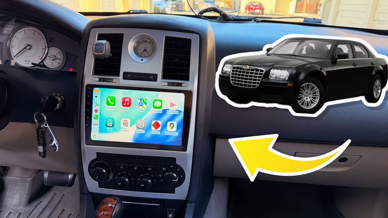 Chrysler 300C (05-10) Idoing Radio Plug And Play - Android 13 - CarPlay - Android Auto - 9 Inch!