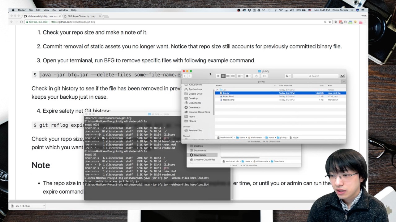 How to remove static assets from a Git repo
