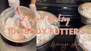 Large Batch Body Butters! - Make 75 Butters w/ Me!