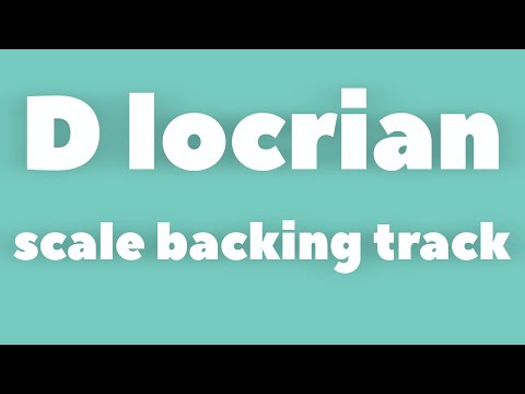 D locrian scale | Backing Track