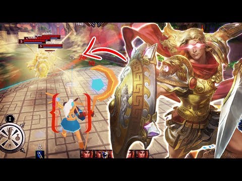 Smite: 1v5 Achilles bot Challenge! (I GOT SO LUCKY!)