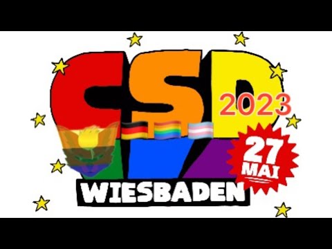 Christopher Street Day 2023 Wiesbaden Germany 🇩🇪🏳️‍🌈🏳️‍⚧️.
