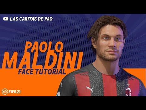 Paolo Maldini face faccia FIFA 21 Lookalike  | Pro Clubs | CLUBES PRO
