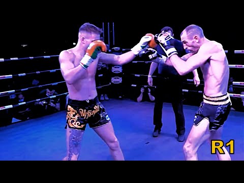Erik Hehir Vs Dean Molloy (3 X3mts Full Professional Muay Thai Fight at 67Kg Edited)