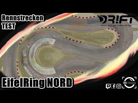 DR!FT Rennstrecke „ EifelRing NORD “ TEST [ Deutsch ] [ Sturmkind ] [ Rollrennstrecke ]