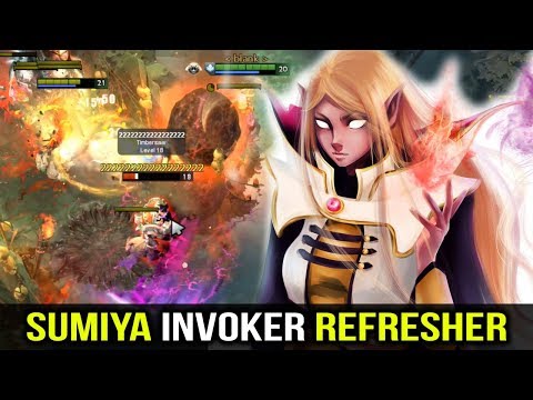 Sumiya Invoker Refresher DESTROYED TB with Aghanim's Scepter