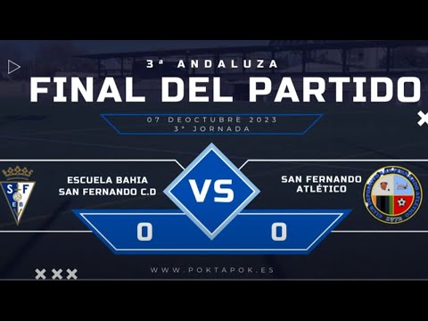 Categoría Cadete. 3ª Jornada de liga. Escuela Bahía San Fernando- San Fernando Atlético.