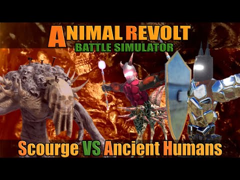 Scourge vs Ancient Humans - Animal Revolt Battle Simulator