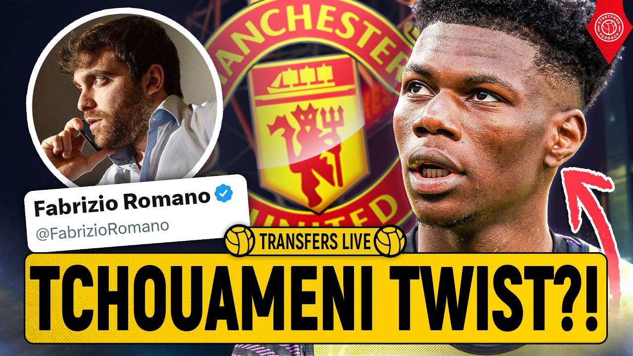 Aurélien Tchouaméni Transfer To Man United BACK ON?! | Transfers LIVE