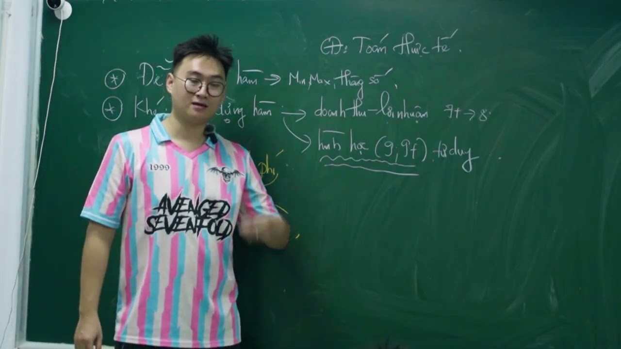 (ZOOM) TOÁN THỰC TẾ ỨNG DỤNG ĐẠO HÀM BUỔI 1