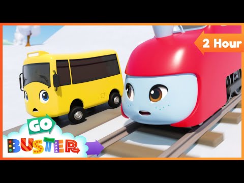 Coming Round The Mountain⛰️🚌 | Go Buster - Bus Cartoons & Kids Stories