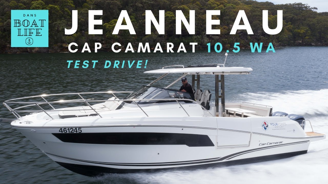 Jeanneau 10.5WA S2 - Test Drive through open water