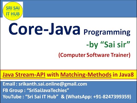 Java Stream Api With Matching Methods Java8 Stream Api Java Util Stream Stream Interface 429