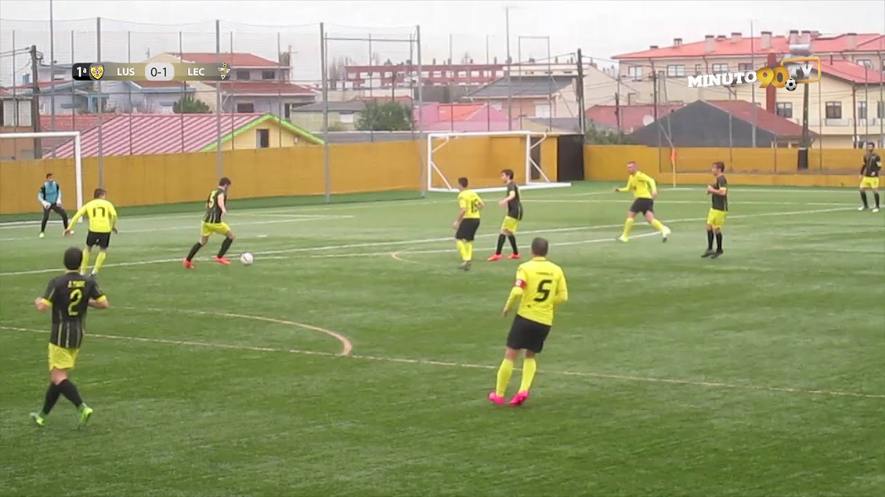 RESUMO - OS LUSITANOS 1-3 LEÇA DO BALIO - 1ª DIVISÃO SÉRIE 1