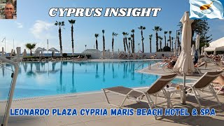Leonardo Plaza Cypria Maris Beach Hotel & Spa Paphos Cyprus - Full Tour Includin