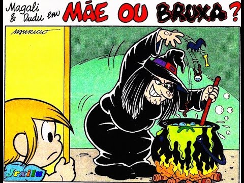 Magali e Dudu em: Mãe ou Bruxa?, Quadrinhos Turma da Mônica