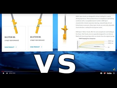 Bilstein vs Koni - What are the differences? (Sport Shocks)