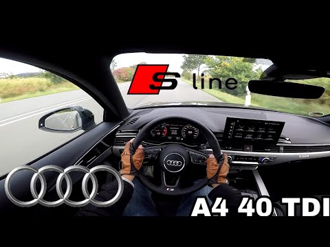 2020 Audi A4 Avant 40 TDI quattro (190 PS) POV Testdrive, Beschleunigung, Autobahn