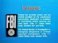 1980 Disney FBI Warning Screens Dodger Blue Variant