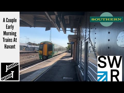 A Couple Early Morning Trains At Havant