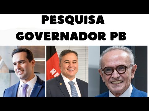 PESQUISA  PARA GOVERNADOR DA PARAIBA,  INDICA VIRADA! Confira os números. 