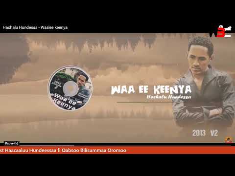 WBC: Yaadannoo Artist Haacaaluu Hundeessaa fi Mul'ata Isaa