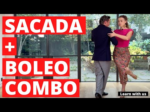 Tango: How To Combine A Sacada with 2 Boleos For Social Dancing