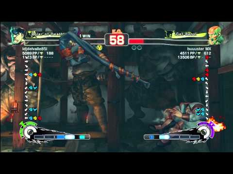Idjdelvalle85I [Bison] buuuster MX [Dhalsim] SSF4 Arcade Edition