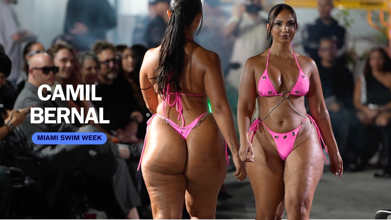 Camil Bernal in 4k SLOW MOTION | Art Basel Miami Swim Week | Victim 15
